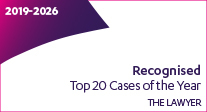 Recognised: Top 20 Cases of the Year, The Lawyer